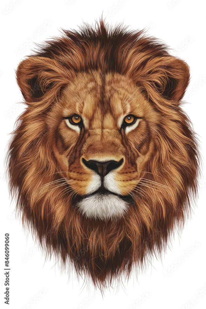 Obraz premium Isolated PNG Lion Wildlife, GENERATIVE AI