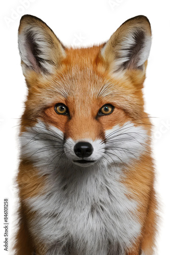 Isolated PNG Cute Fox Wildlife, GENERATIVE AI