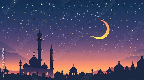 Eid AlFitr vector illustration