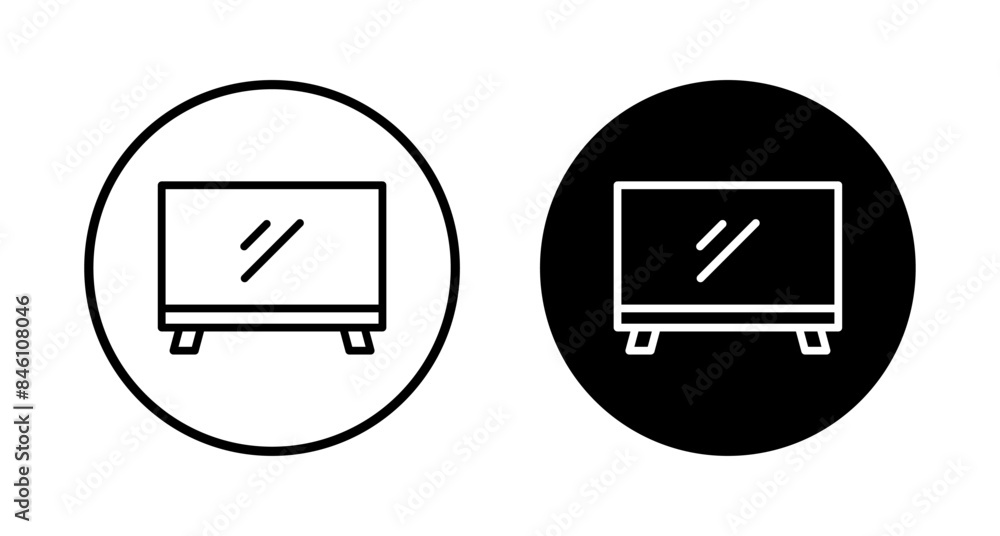 TV icon vector isolated on white background. Television icon TV icon vector isolated on white background. Television icon