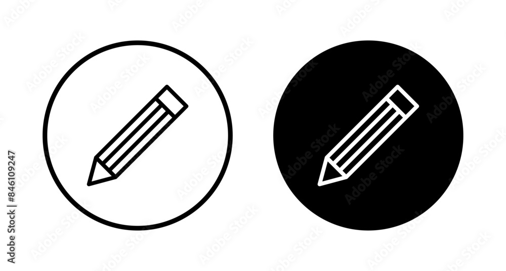 Pencil icon vector isolated on white background. Pencil vector icon Pencil icon vector isolated on white background. Pencil vector icon