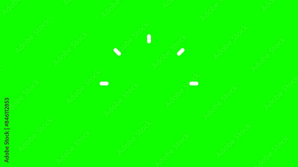 Circle bursting Highlight Motion graphics with the green screen. Bursting circle animation element Motion graphics. 2d Flash FX Elements And Motion Graphics. Green screen and Alpha channel included.