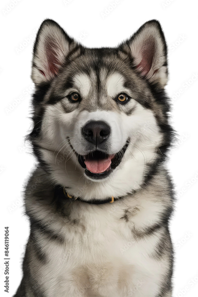 Fototapeta premium Isolated PNG Cute Dog Breed, GENERATIVE AI