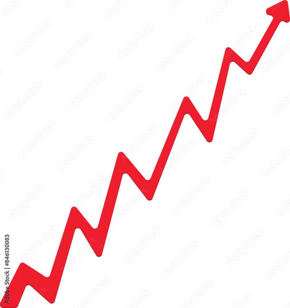 graph showing growth arrow symbol graph showing growth arrow symbol