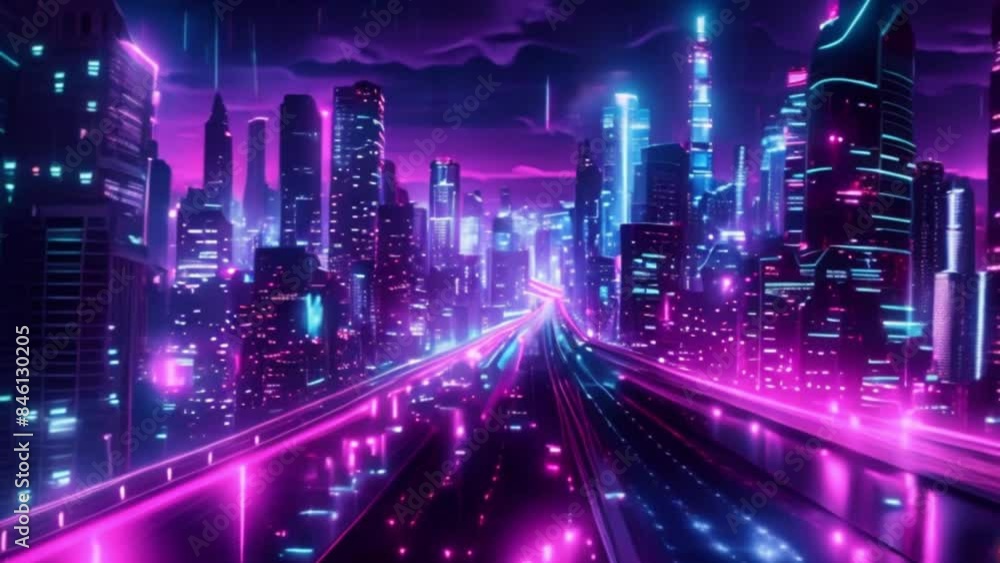 a futuristic yet bright scifi cyberpunk metropolis with neon lights that fill the entire metropolis and filled with tall buildings and long highways at night a futuristic yet bright scifi cyberpunk metropolis with neon lights that fill the entire metropolis and filled with tall buildings and long highways at night