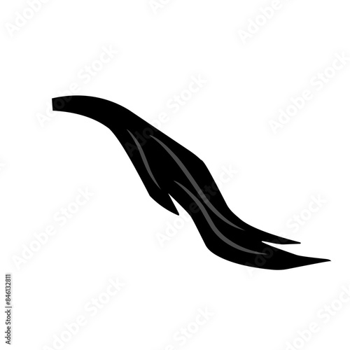 Horse tail icon Vector