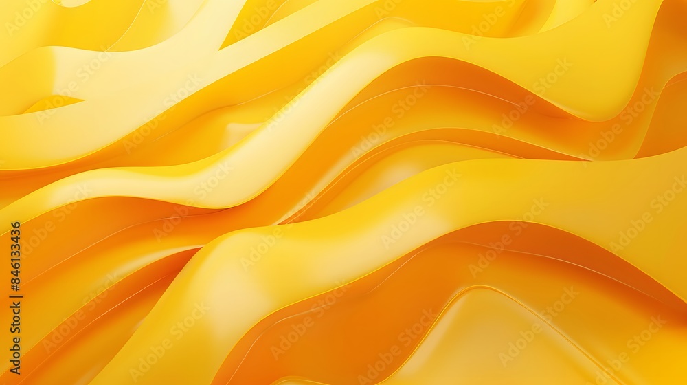 Bright sunny yellow dynamic abstract background. Modern lemon orange color. Fresh business banner for sales, event, holiday, party, halloween, birthday, falling. Fast moving 3d lines with soft shadow Bright sunny yellow dynamic abstract background. Modern lemon orange color. Fresh business banner for sales, event, holiday, party, halloween, birthday, falling. Fast moving 3d lines with soft shadow