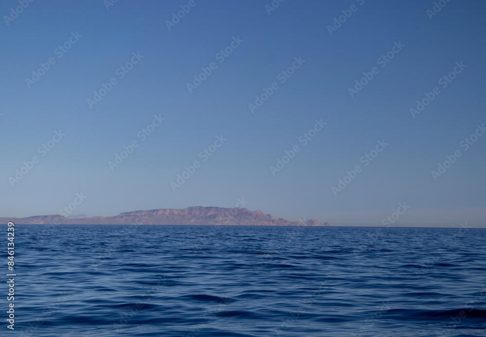 Obraz premium The rural coast line near La Ventana in Baja California Sur, Mexico