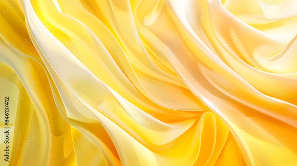 Bright sunny yellow dynamic abstract background. Modern lemon orange color. Fresh business banner for sales, event, holiday, party, halloween, birthday, falling. Fast moving 3d lines with soft shadow Bright sunny yellow dynamic abstract background. Modern lemon orange color. Fresh business banner for sales, event, holiday, party, halloween, birthday, falling. Fast moving 3d lines with soft shadow