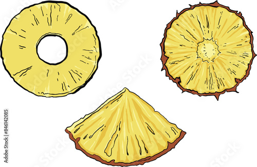 the pineapple slice
