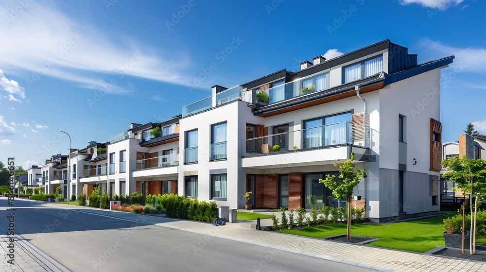 Modern Passive SemiDetached Houses Innovations in Real Estate Construction Adhering to Environmental Standards : Generative AI Modern Passive SemiDetached Houses Innovations in Real Estate Construction Adhering to Environmental Standards : Generative AI