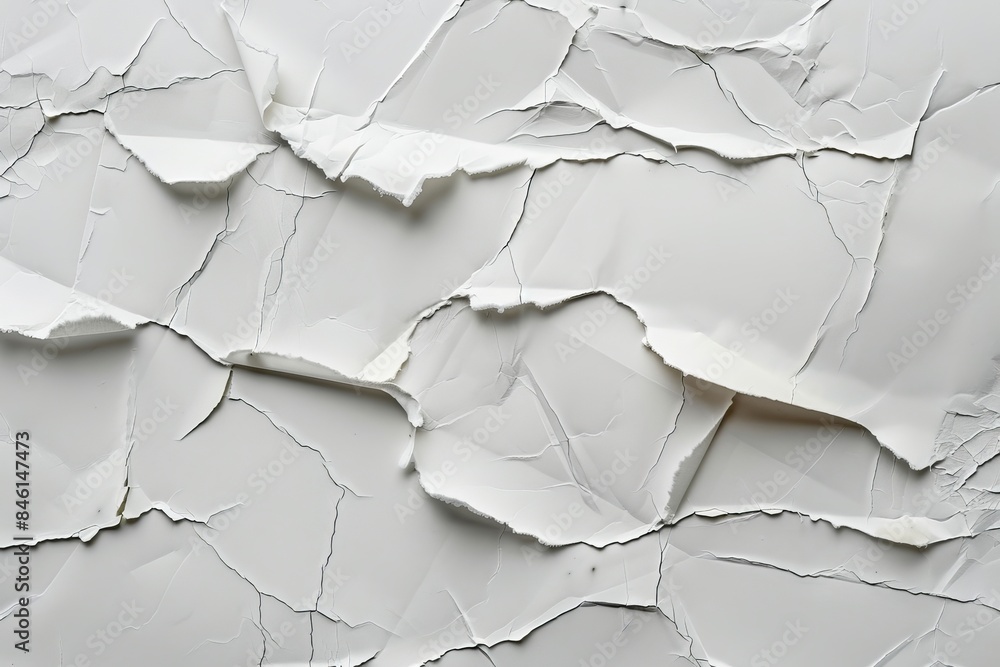 White background. crumpled paper texture White background. crumpled paper texture