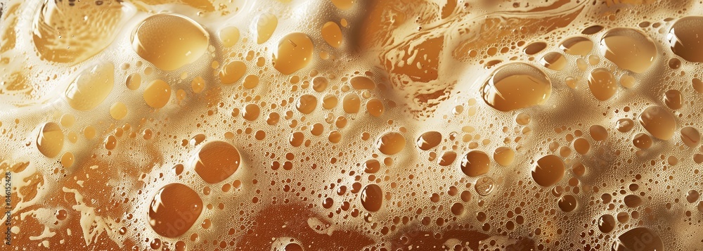 Beer foam texture background Beer foam texture background