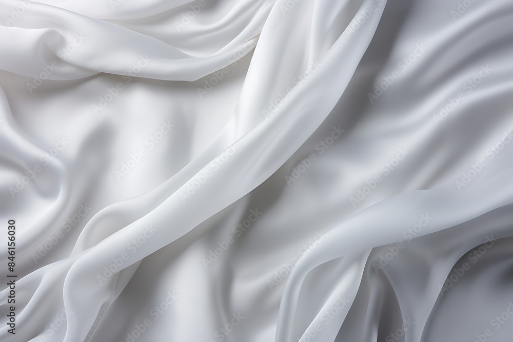 Fototapeta premium White Satin Cloth Texture Background