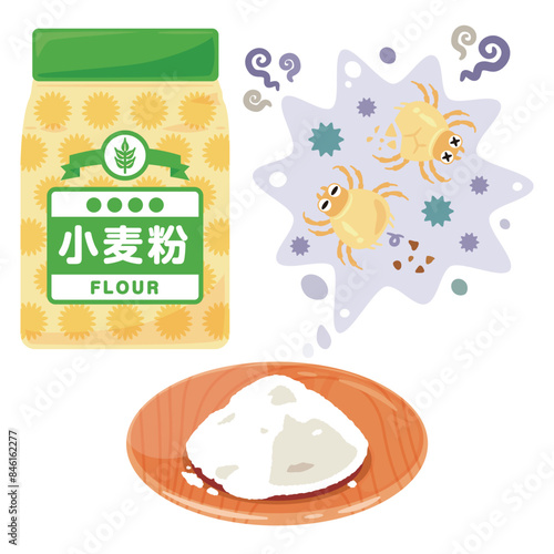 小麦粉とダニ
