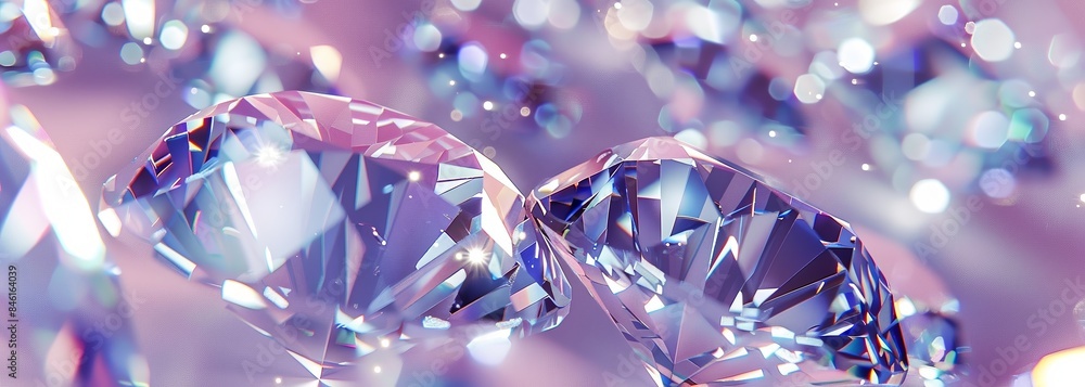 Diamond background. Luxurious diamonds Diamond background. Luxurious diamonds
