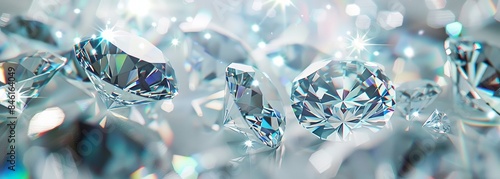 Diamond background. Luxurious diamonds
