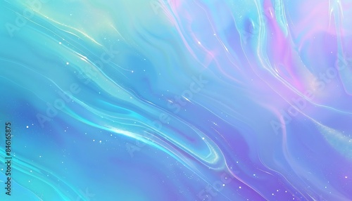 A blue, green and purple soft pastel color gradient blurred background