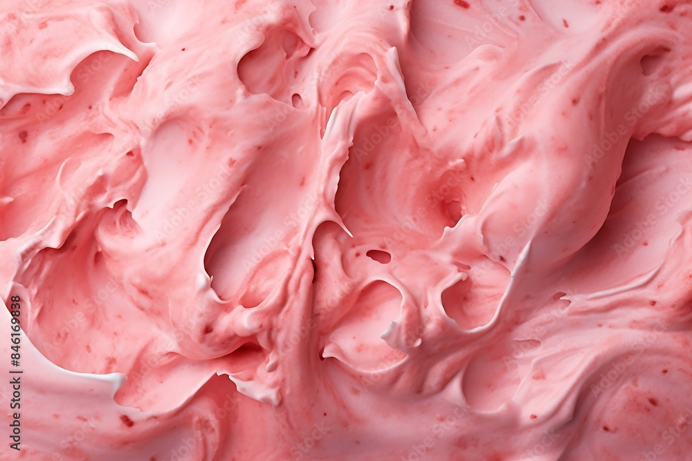 Strawberry ice cream background texture Strawberry ice cream background texture