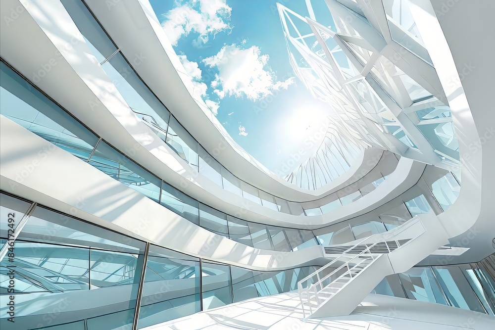 Fototapeta premium Modern Architecture Building