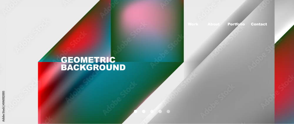 Abstract geometric shapes web design page. Vector Illustration For Wallpaper, Banner, Background, Card, Book Illustration, landing page Abstract geometric shapes web design page. Vector Illustration For Wallpaper, Banner, Background, Card, Book Illustration, landing page