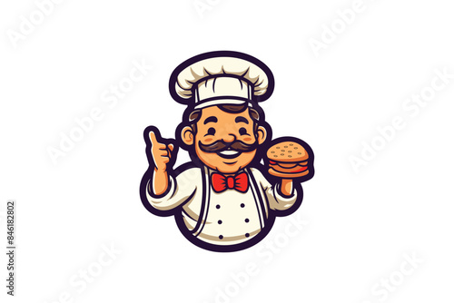 chef with food