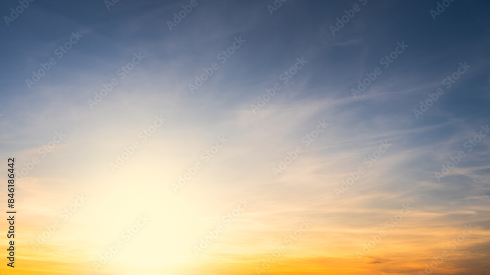 Fototapeta premium sunset sky with clouds