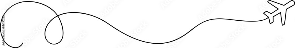 Airplane line path icon, airline, flight Airplane line path icon, airline, flight