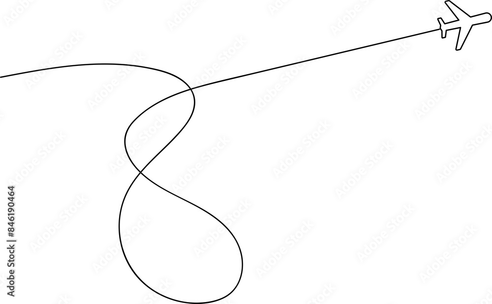 Airplane line path icon, airline, flight Airplane line path icon, airline, flight