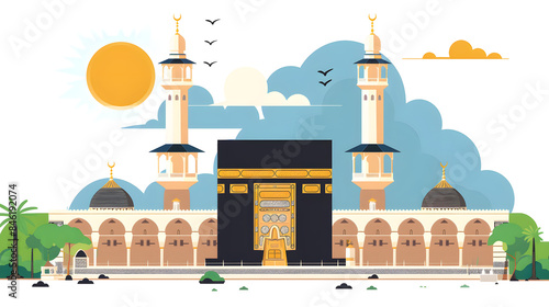 Mecca's Kaaba Golden Door