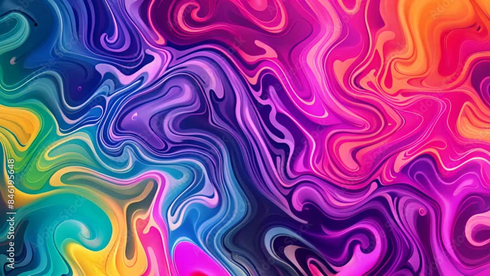 Abstract Colorful Swirl Pattern with Vibrant Fluid Design Abstract Colorful Swirl Pattern with Vibrant Fluid Design