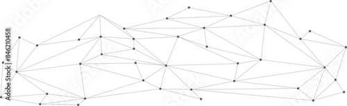 Polygonal background  technology design  dot clusters
