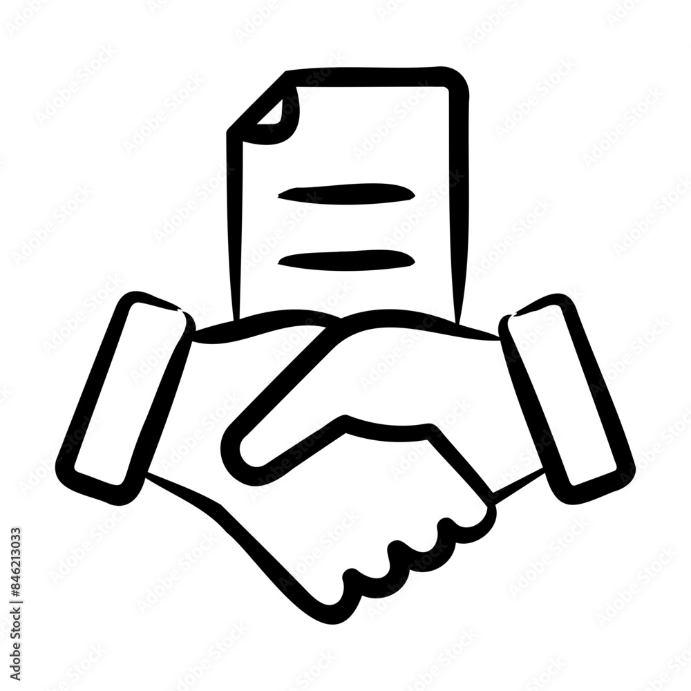 Contract Negotiation Icon Contract Negotiation Icon