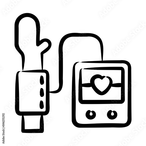 Blood Pressure Monitor Icon