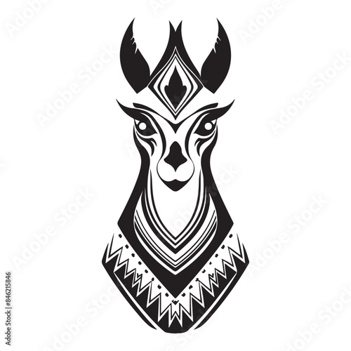 Vicuna Tribal Style The Cultural Guardian of Indigenous Tradition