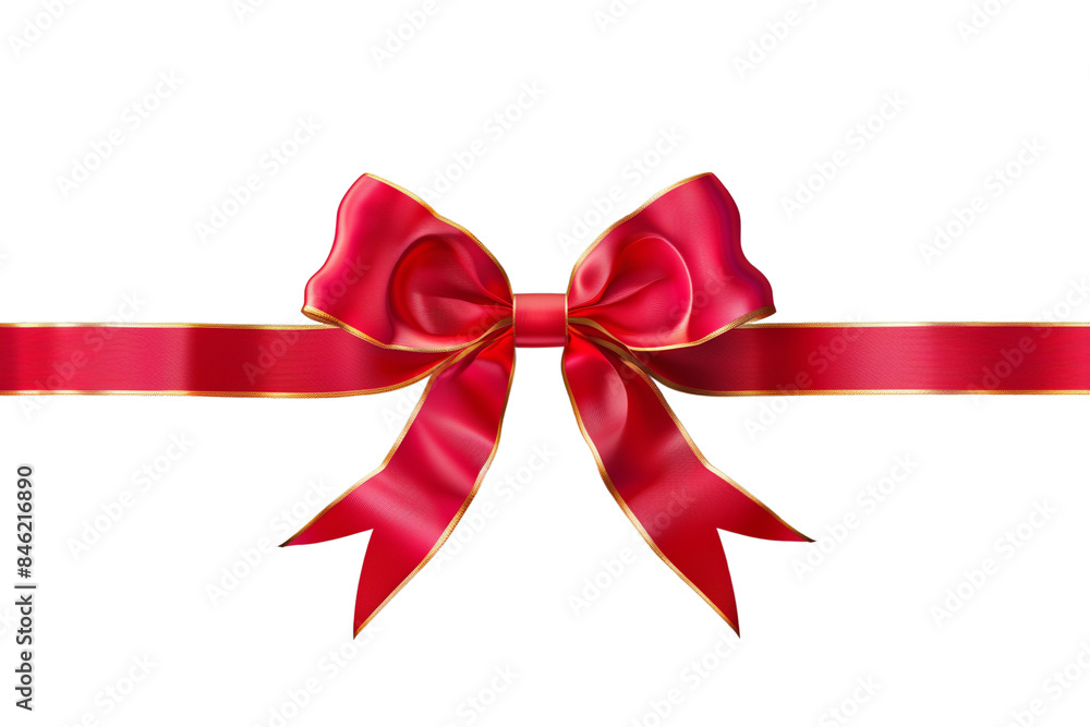 Vector red bow and red ribbon PNG . Set of satin decorative red bows with horizontal yellow ribbon isolated on white background. Vector red bow and red ribbon PNG . Set of satin decorative red bows with horizontal yellow ribbon isolated on white background.
