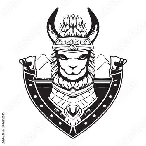 Vicuna Warrior The Courageous Champion of Andean Heritage