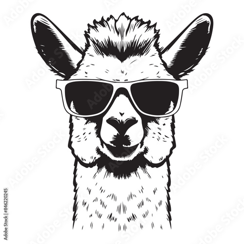 Sunglass Clad Vicuna The Chic Symbol of Andean Swag