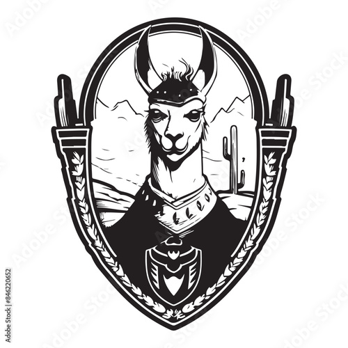 Vicuna Warrior The Majestic Sentinel of High Altitude Strength