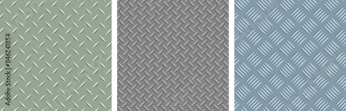 Pattern Metal Plate Vector Style