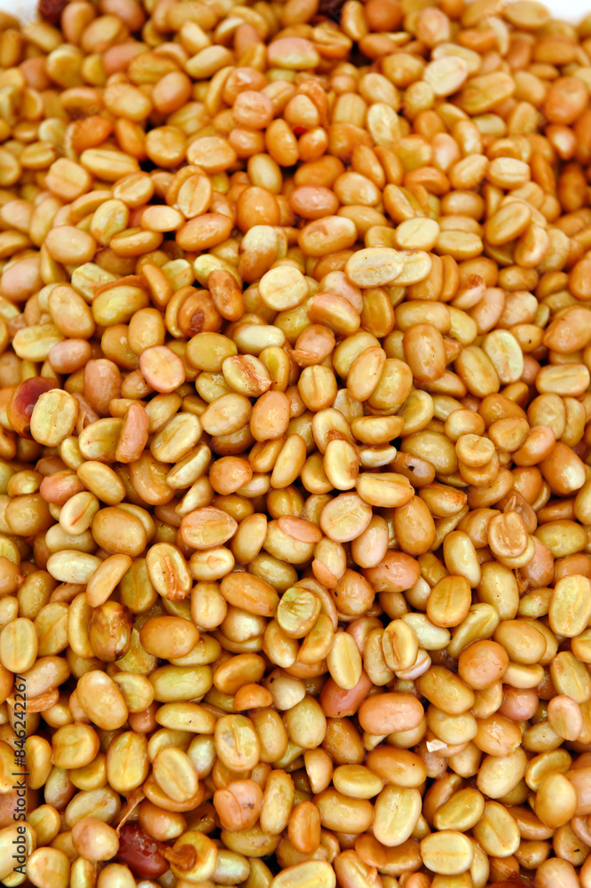 Coffee beans,In the ferment and wash method of wet processing Coffee beans,In the ferment and wash method of wet processing