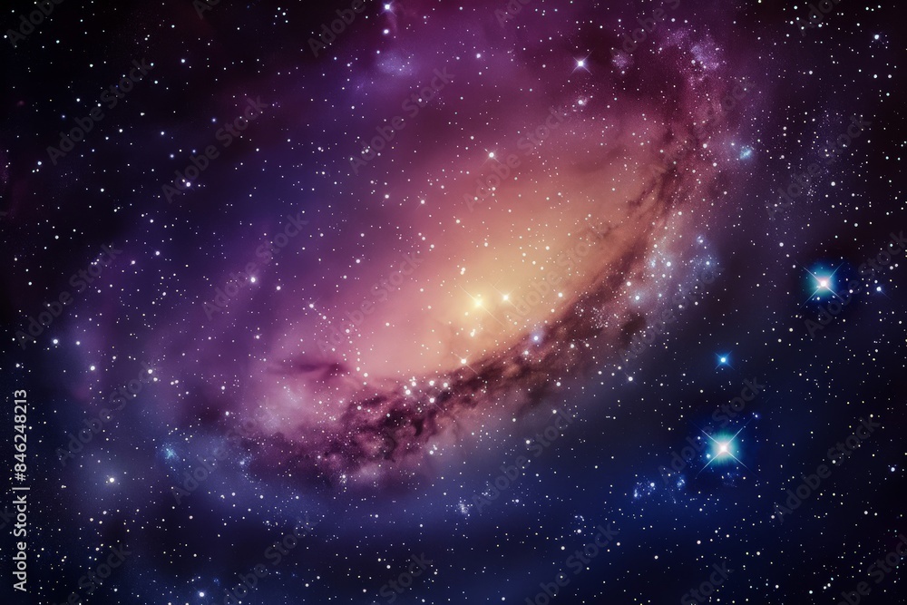 Obraz premium galaxy background