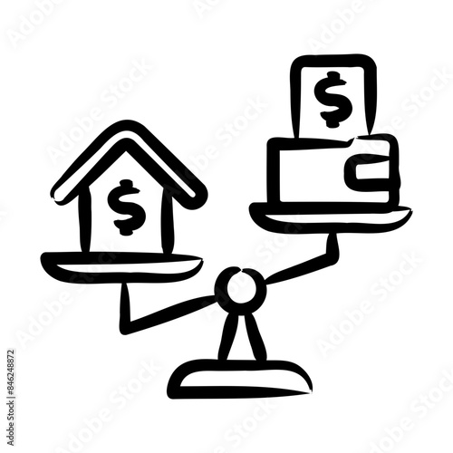 Debt To Income Ratio Icon