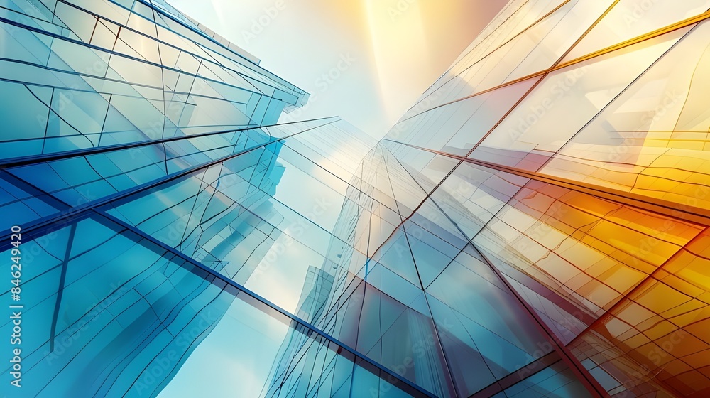 abstract modern building abstract modern building