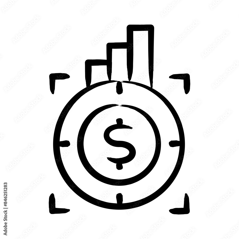 Financial Goal Icon Financial Goal Icon