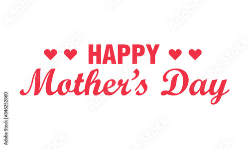 Beautiful elegant Happy Mothers day text design background
