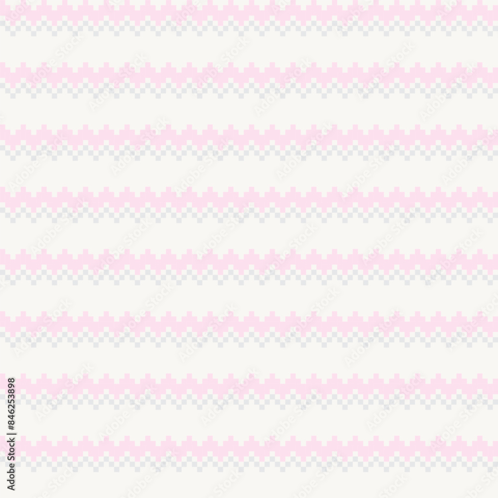 Pastels Chevron Fair Isle Seamless Pattern Design Pastels Chevron Fair Isle Seamless Pattern Design
