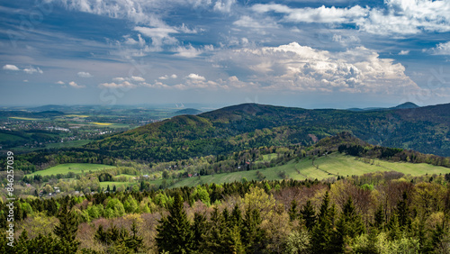 Fall Morning in Bohemian Switzerland, Bohemia, Czech Republic