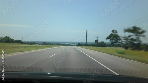 Driving Through Texas State Highway 29, Texas, United States - Hyperlapse photo