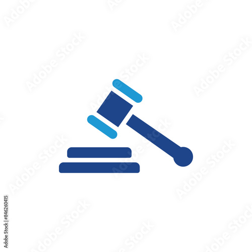 Hammer icon, gavel icon vector	